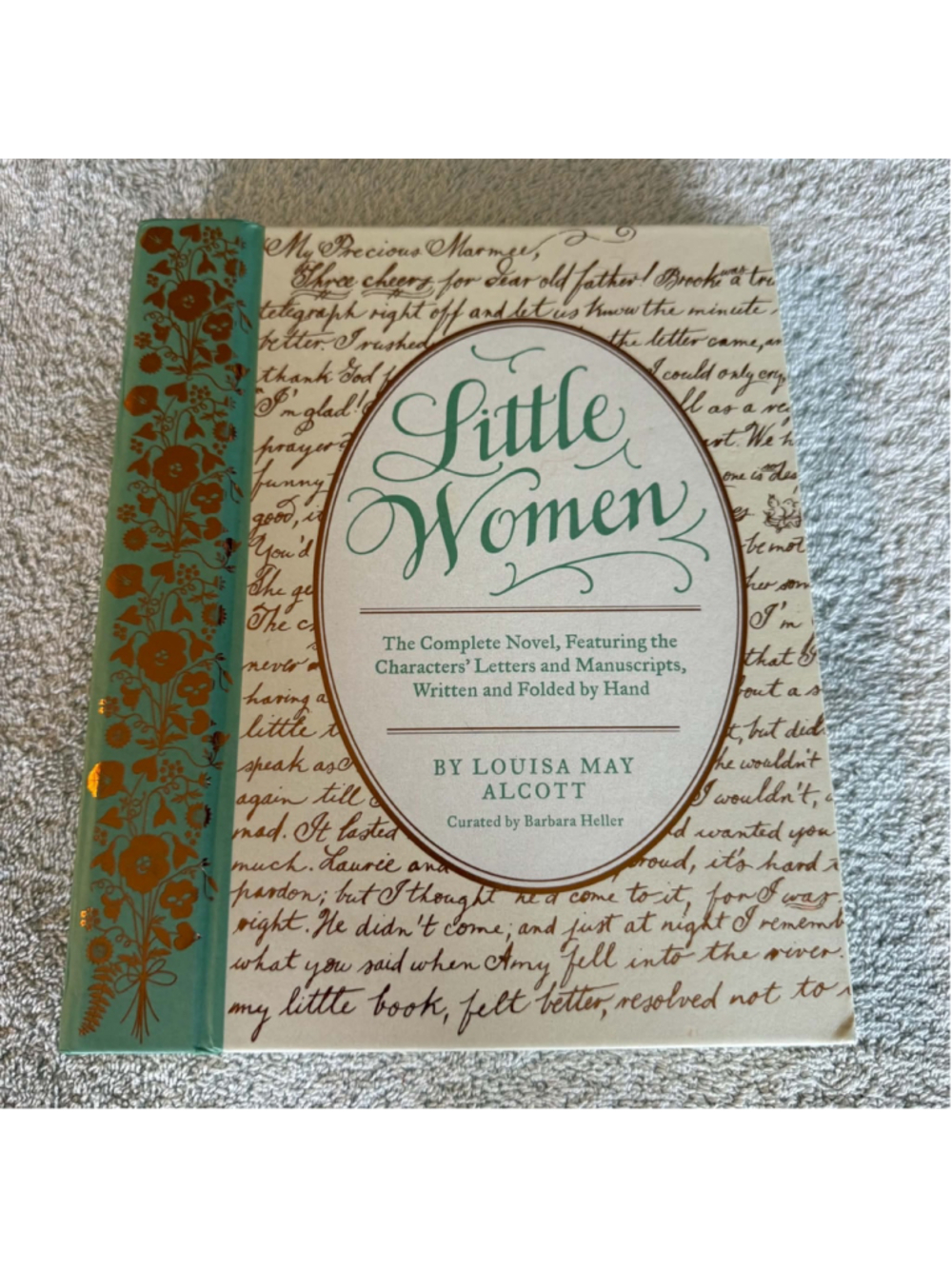 Little Women Book by Louisa May Alcott, Curated by Barbara Heller Hard Cover